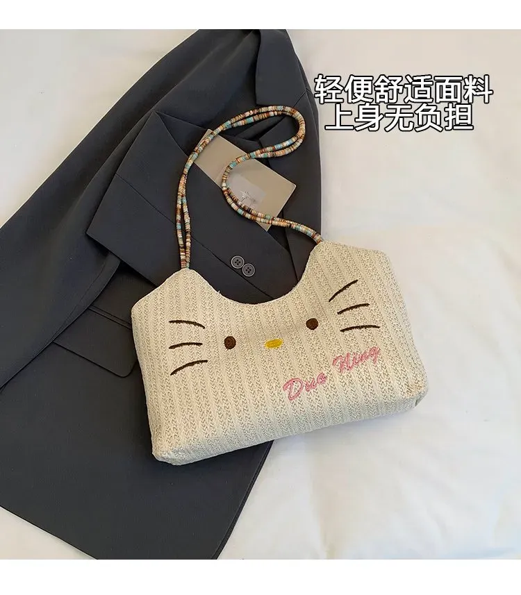 Tas Selempang Wanita Bahan PU Sintetis Motif Print Bentuk Kotak Tali Panjang untuk Toko Online