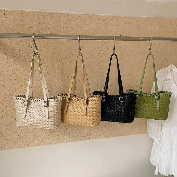 Tas Selempang Wanita Bahan PU Sintetis Motif Print Warna Putih Bentuk Kotak Tali Grosir Import