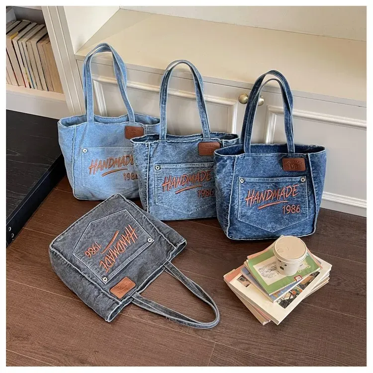 Tas Selempang Wanita Bahan PU Sintetis Polos Warna Biru Bentuk Kotak Tali Lebar Grosir Import