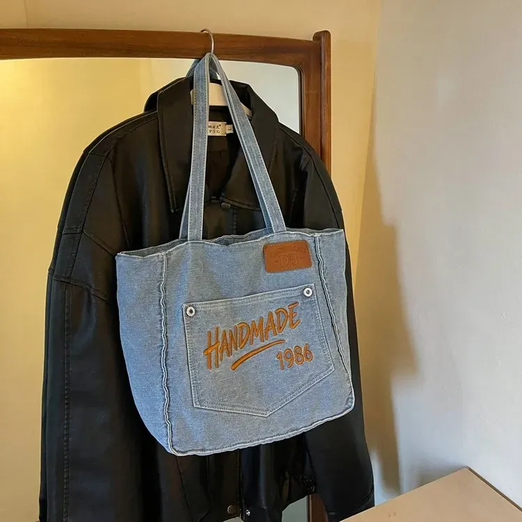 Tas Selempang Wanita Bahan PU Sintetis Polos Warna Biru Bentuk Kotak Tali Lebar Grosir Import