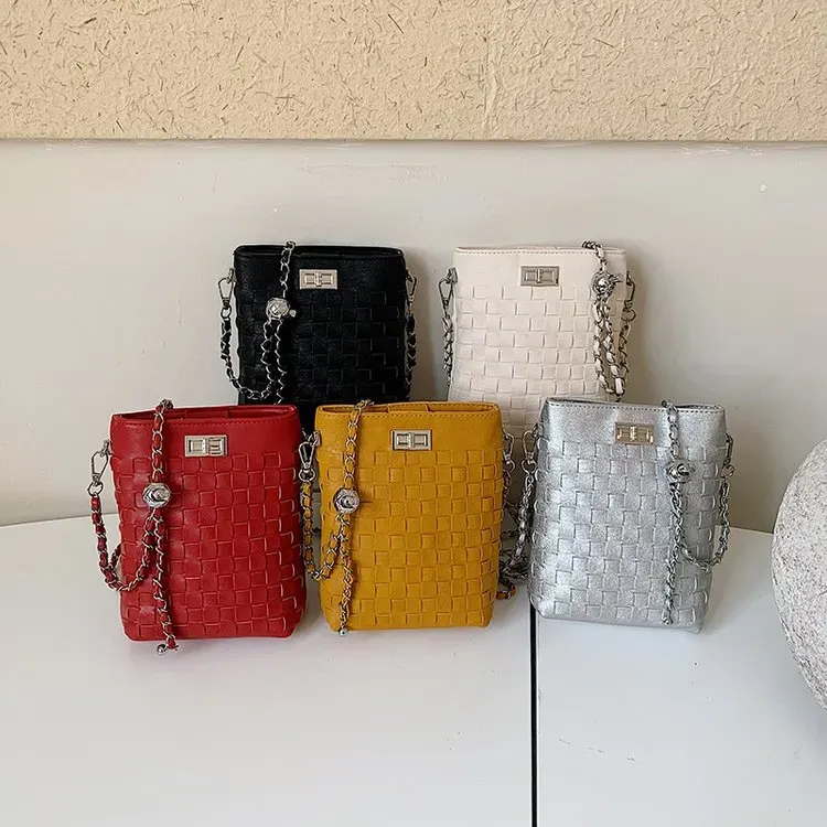 Tas Ransel Wanita Bahan Nylon Motif Polkadot Warna Merah Bentuk Kotak Tali Grosir Import