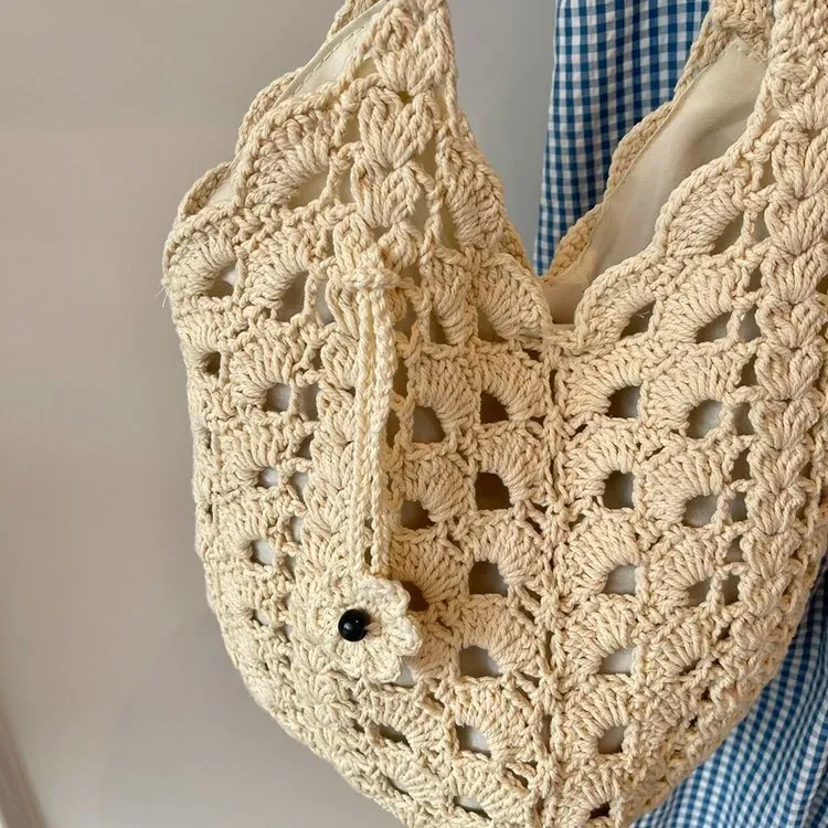 Tas Selempang Wanita Bahan PU Sintetis Tekstur Anyam Bentuk Kotak Tali Panjang Grosir Import