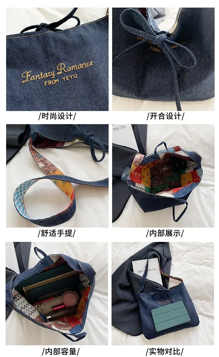 Tas Selempang Wanita Bahan PU Sintetis Polos Warna Biru Bentuk Kotak Tali Serut Grosir Import