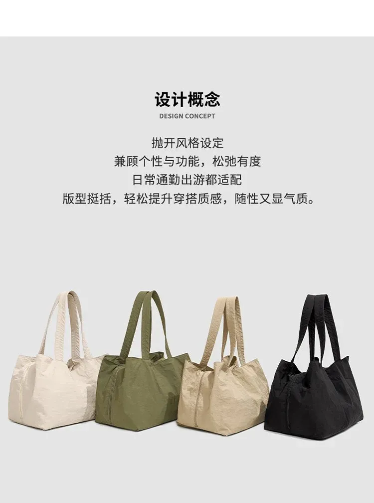 Tas Selempang Wanita Bahan PU Sintetis Polos Warna Hitam Bentuk Kotak Tali Lebar Bahan Kanvas