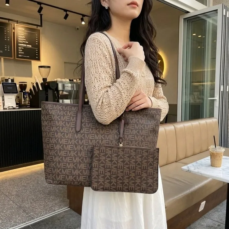 Tas Selempang Wanita Bahan PU Sintetis Motif Print Warna Hitam Bentuk Kotak Tali Warna Putih