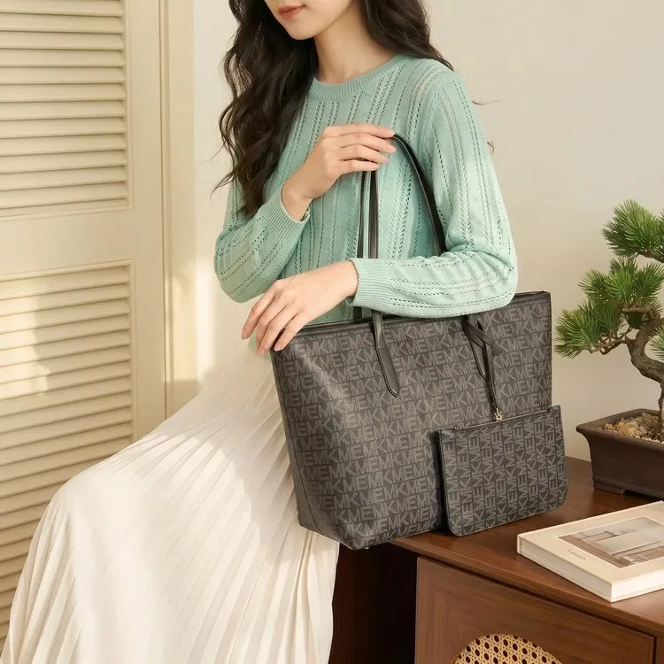 Tas Selempang Wanita Bahan PU Sintetis Motif Print Warna Hitam Bentuk Kotak Tali Warna Putih