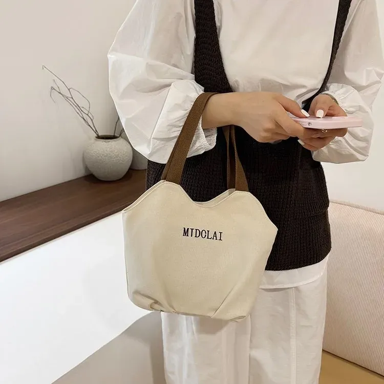 Tas Selempang Wanita Bahan PU Sintetis Motif Polkadot Warna Putih Bentuk Kotak Motif Floral