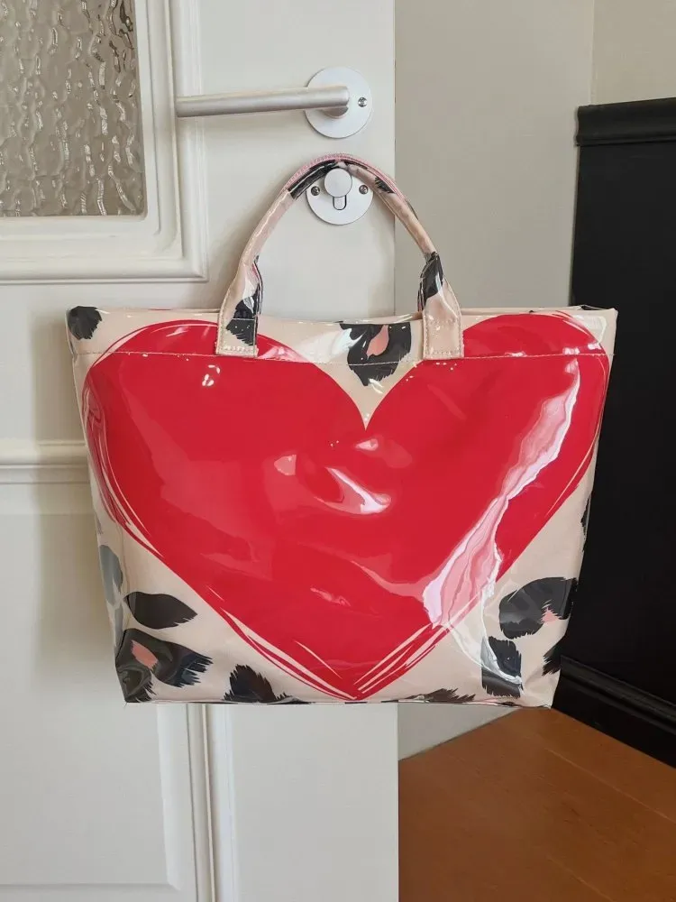 Tas Selempang Wanita Bahan PU Sintetis Motif Floral Warna Pink Bentuk Kotak Tali Pilihan