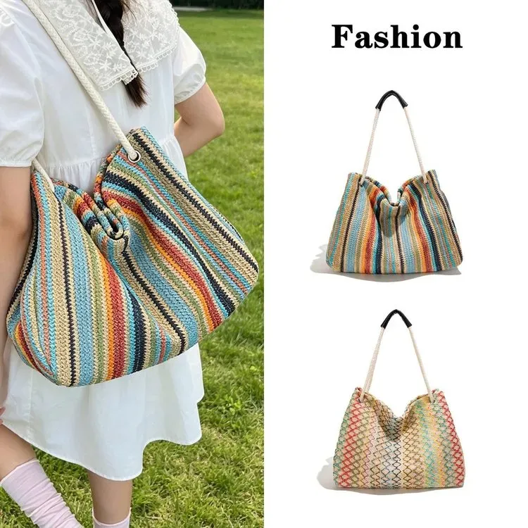 Tas Selempang Wanita Bahan PU Sintetis Polos Warna Cokelat Bentuk Crescent Tali Grosir Import