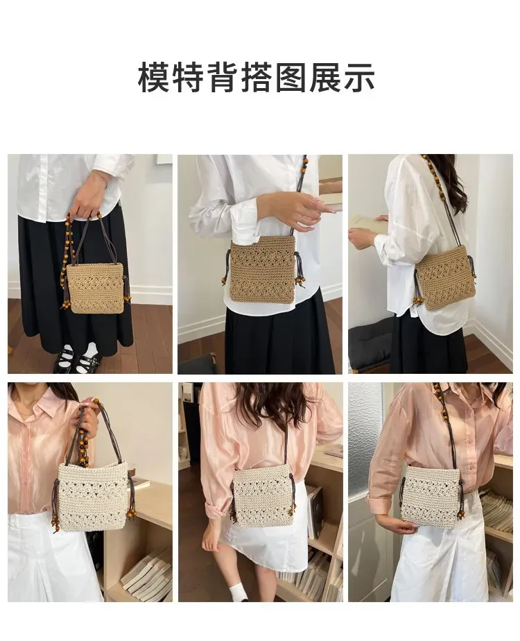 Tas Selempang Wanita Bahan PU Sintetis Motif Print Bentuk Kotak Tali Panjang Pilihan Reseller