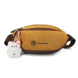 Tas Selempang Wanita Bahan PU Sintetis Polos Warna Kuning Bentuk Kotak Tali untuk Toko Online