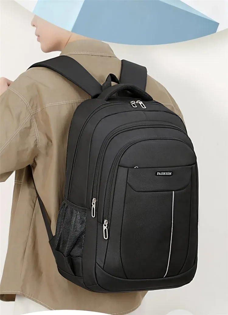 Tas Ransel Wanita Bahan Oxford Polos Warna Hitam Bentuk Kotak Tali Panjang Grosir Import