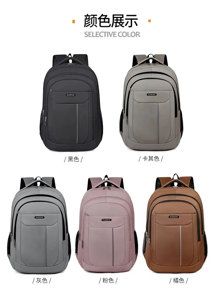 Tas Ransel Wanita Bahan Oxford Polos Warna Hitam Bentuk Kotak Tali Panjang Grosir Import