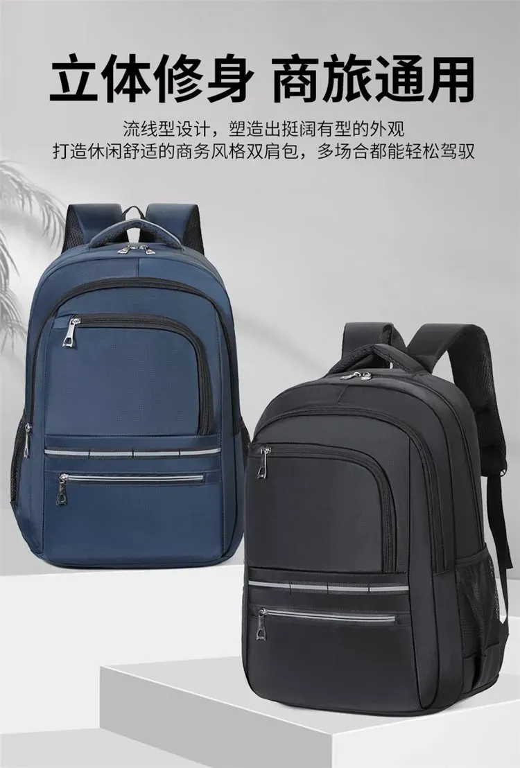 Tas Ransel Wanita Bahan Oxford Polos Warna Hitam Bentuk Kotak Tali Adjustable Grosir Import