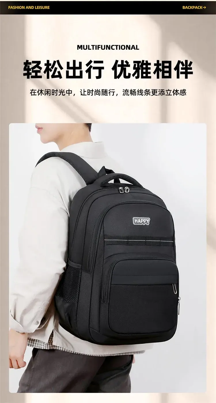Tas Ransel Wanita Bahan Oxford Polos Warna Putih Bentuk Kotak Tali Lebar Grosir Import