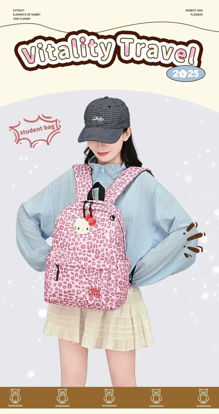 Tas Ransel Wanita Bahan PU Sintetis Motif Print Warna Putih Bentuk Kotak Tali Resleting Grosir