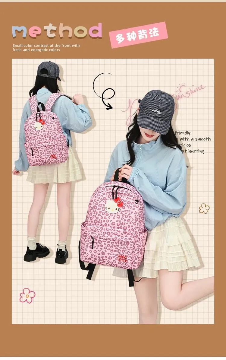 Tas Ransel Wanita Bahan PU Sintetis Motif Print Warna Putih Bentuk Kotak Tali Resleting Grosir