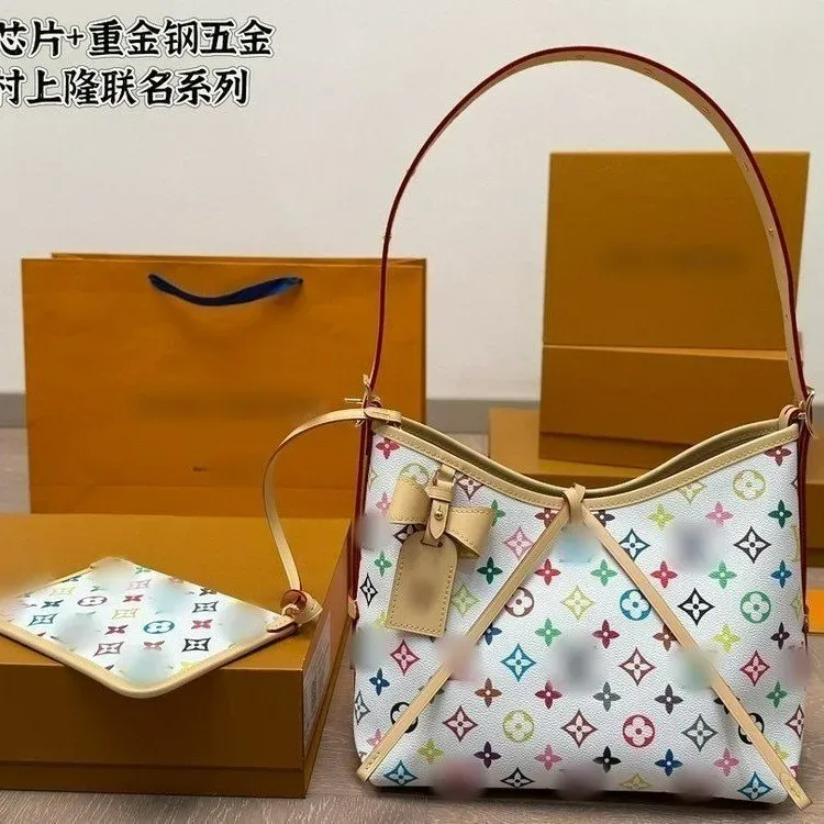 Tas Selempang Wanita Bahan PU Sintetis Motif Print Bentuk Kotak Tali Panjang Harga Grosir