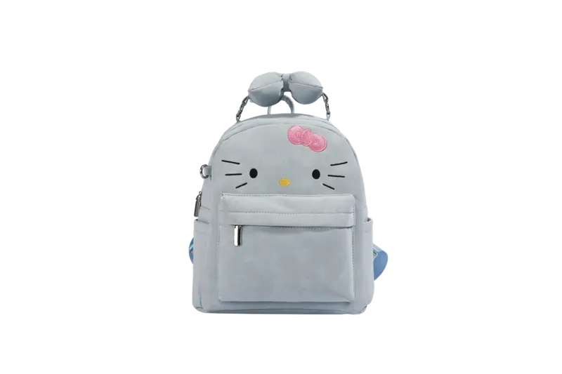 Tas Ransel Wanita Bahan PU Sintetis Polos Warna Pink Bentuk Kotak Tali Lebar Grosir Import