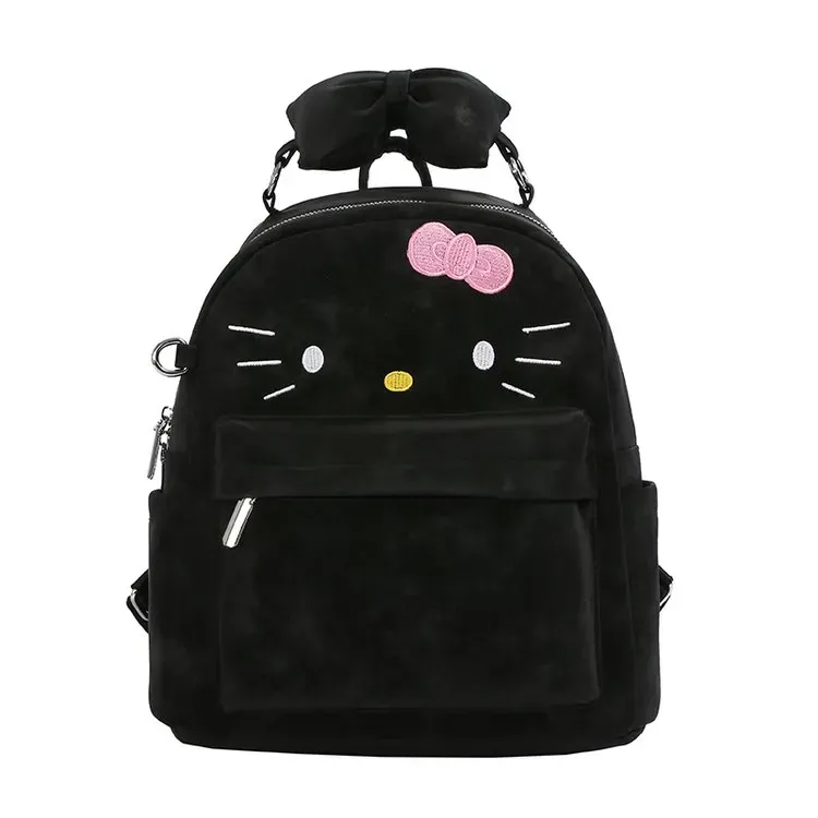 Tas Ransel Wanita Bahan PU Sintetis Polos Warna Pink Bentuk Kotak Tali Lebar Grosir Import