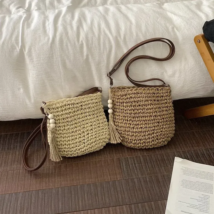 Tas Selempang Wanita Bahan PU Sintetis Motif Polkadot Warna Hitam Bentuk Kotak Stok China