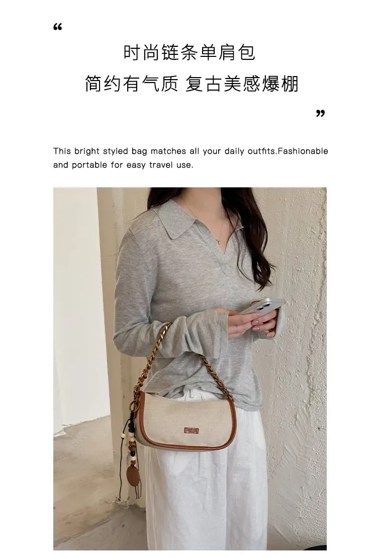 Tas Selempang Wanita Bahan PU Sintetis Polos Warna Beige Bentuk Kotak Tali untuk Toko Online