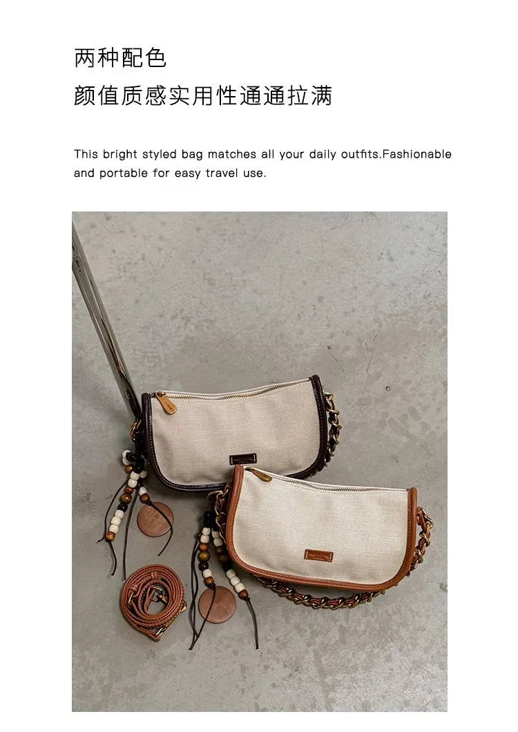 Tas Selempang Wanita Bahan PU Sintetis Polos Warna Beige Bentuk Kotak Tali untuk Toko Online
