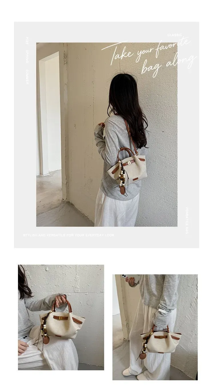 Tas Selempang Wanita Bahan PU Sintetis Polos Warna Beige Bentuk Kotak Tali Stok China