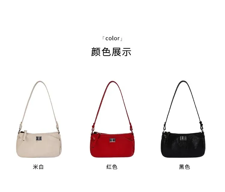 Tas Selempang Wanita Bahan PU Sintetis Polos Warna Hitam Bentuk Kotak Tali Resleting Grosir