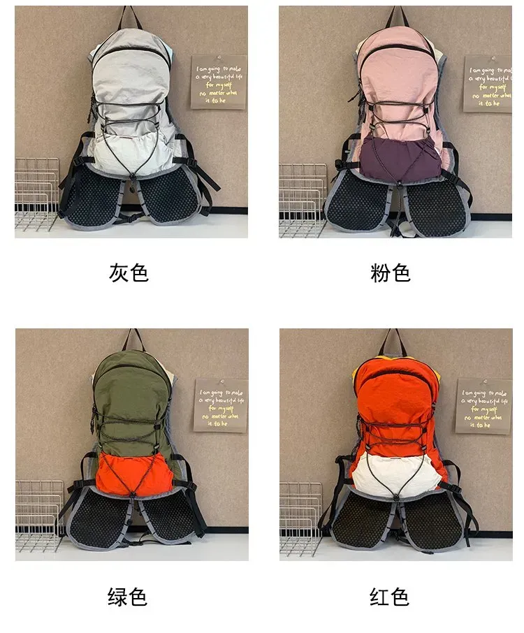 Tas Selempang Wanita Bahan Nylon Polos Warna Merah Bentuk Kotak Tali Lebar Grosir Import