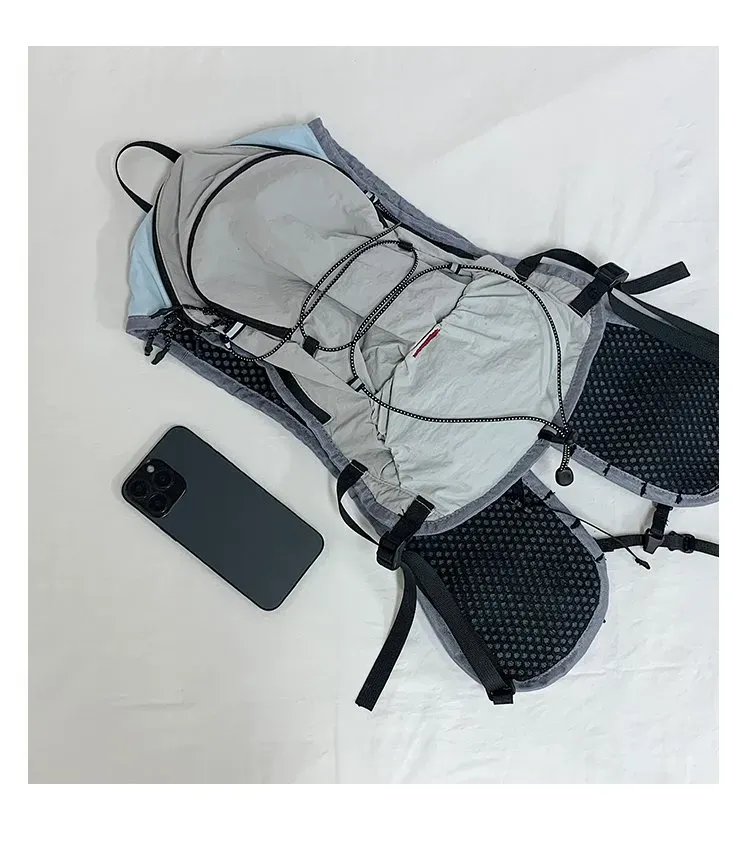 Tas Selempang Wanita Bahan Nylon Polos Warna Merah Bentuk Kotak Tali Lebar Grosir Import