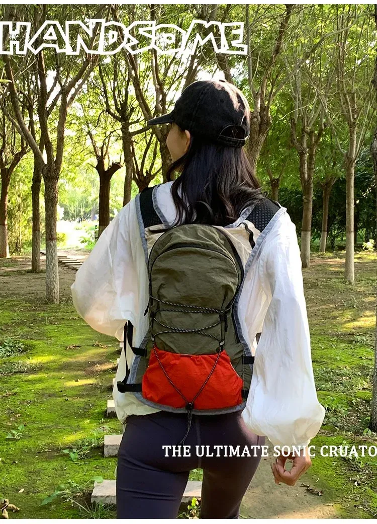 Tas Selempang Wanita Bahan Nylon Polos Warna Merah Bentuk Kotak Tali Lebar Grosir Import