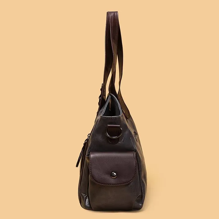 Tas Bahu Wanita Bahan PU Sintetis Polos Bentuk Kotak Tali Lebar Resleting Grosir Import