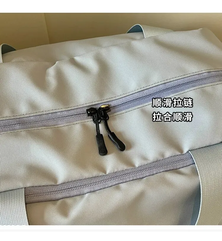 Tas Selempang Wanita Bahan Nylon Polos Warna Hitam Bentuk Kotak Tali Panjang untuk Toko Online