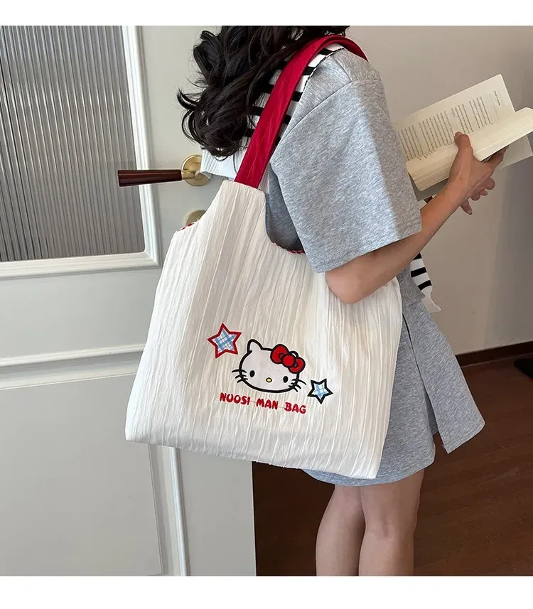 Tas Selempang Wanita Bahan PU Sintetis Polos Warna Hitam Bentuk Kotak Tali Lebar Motif Floral