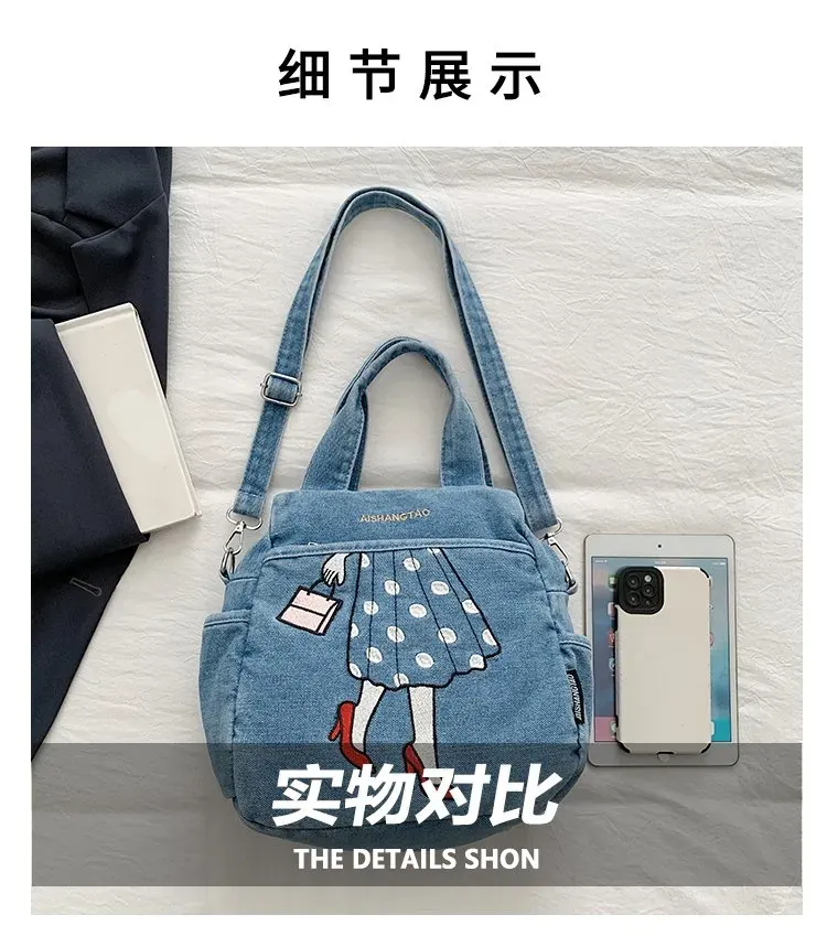 Tas Ransel Wanita Bahan PU Sintetis Motif Print Warna Hitam Bentuk Kotak Tali Pilihan Reseller