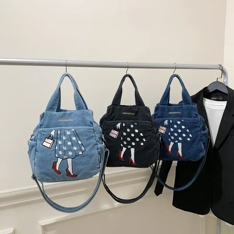 Tas Ransel Wanita Bahan PU Sintetis Motif Print Warna Hitam Bentuk Kotak Tali Pilihan Reseller