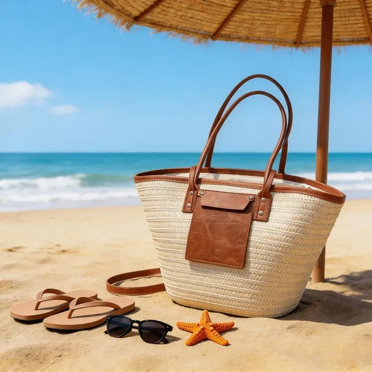 Tas Selempang Wanita Bahan PU Sintetis Polos Bentuk Kotak Tali Lebar Resleting untuk Reseller