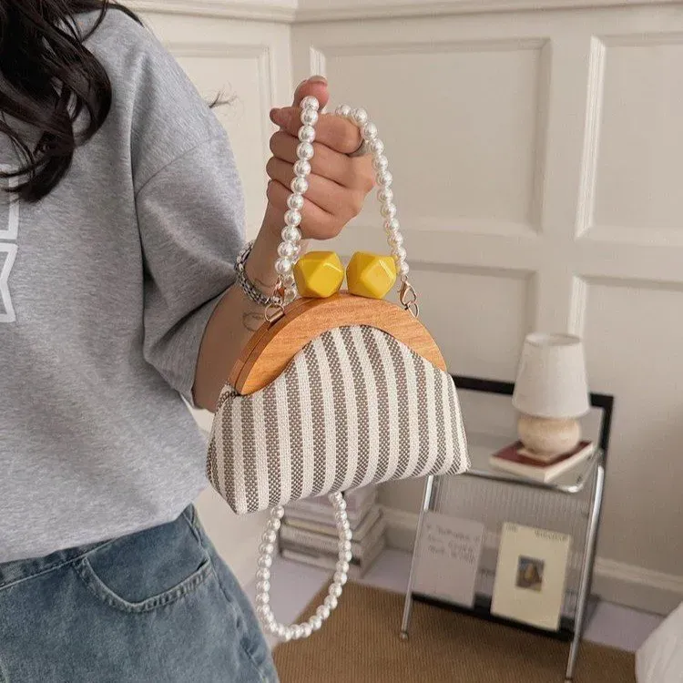 Tas Selempang Wanita Bahan PU Sintetis Motif Print Bentuk Kotak Tali Panjang Grosir Import