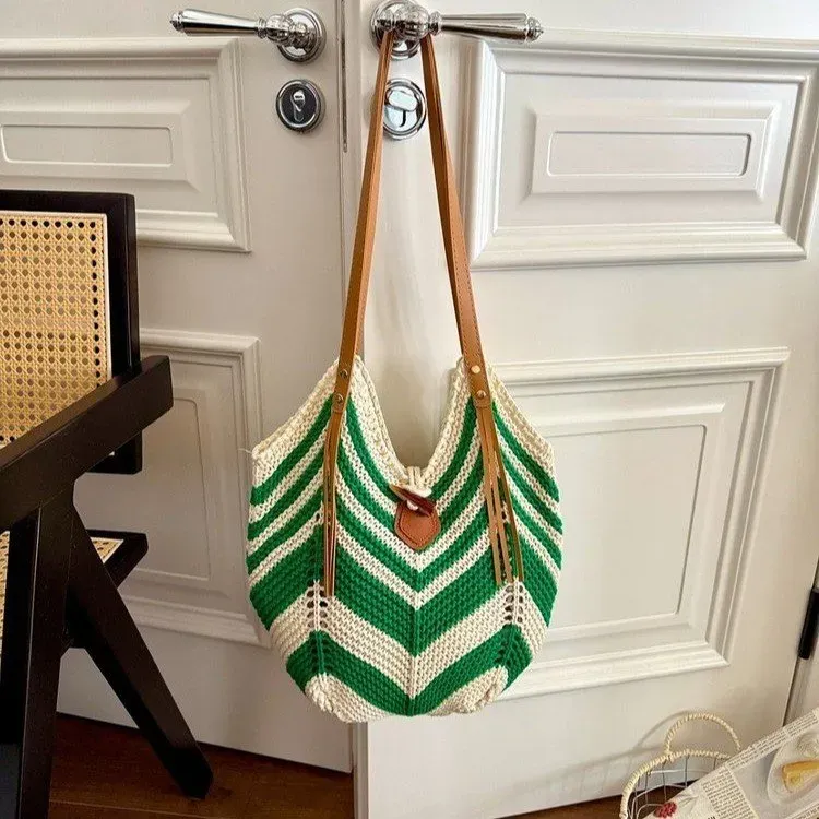Tas Selempang Wanita Bahan PU Sintetis Motif Print Bentuk Kotak Tali Panjang Grosir Import