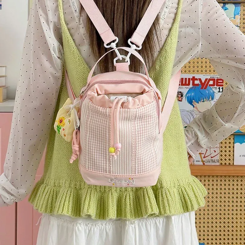Tas Selempang Wanita Bahan PU Sintetis Polos Warna Putih Bentuk Kotak Tali Pilihan Reseller