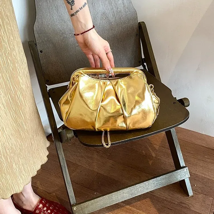 Tas Selempang Wanita Bahan PU Sintetis Polos Warna Hitam Bentuk Kotak Tali Resleting Grosir