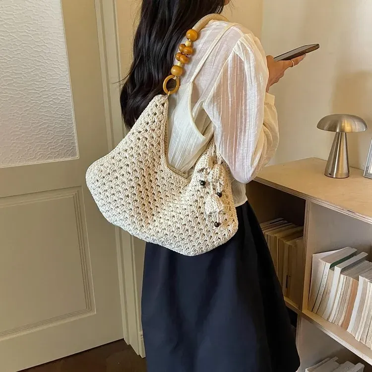 Tas Selempang Wanita Bahan PU Sintetis Motif Floral Bentuk Kotak Tali Lebar Grosir Import