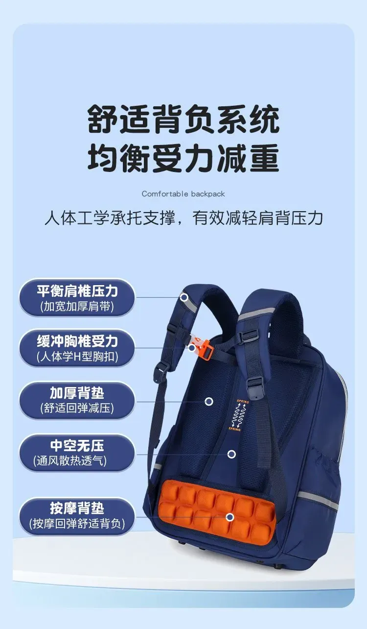 Tas Ransel Anak Bahan Kain Polos Warna Hitam Bentuk Kotak Tali Lebar Resleting Grosir Import