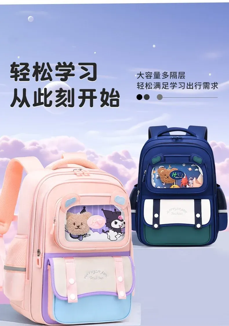 Tas Ransel Wanita Bahan Nylon Warna Pink Resleting untuk Travel Grosir Import