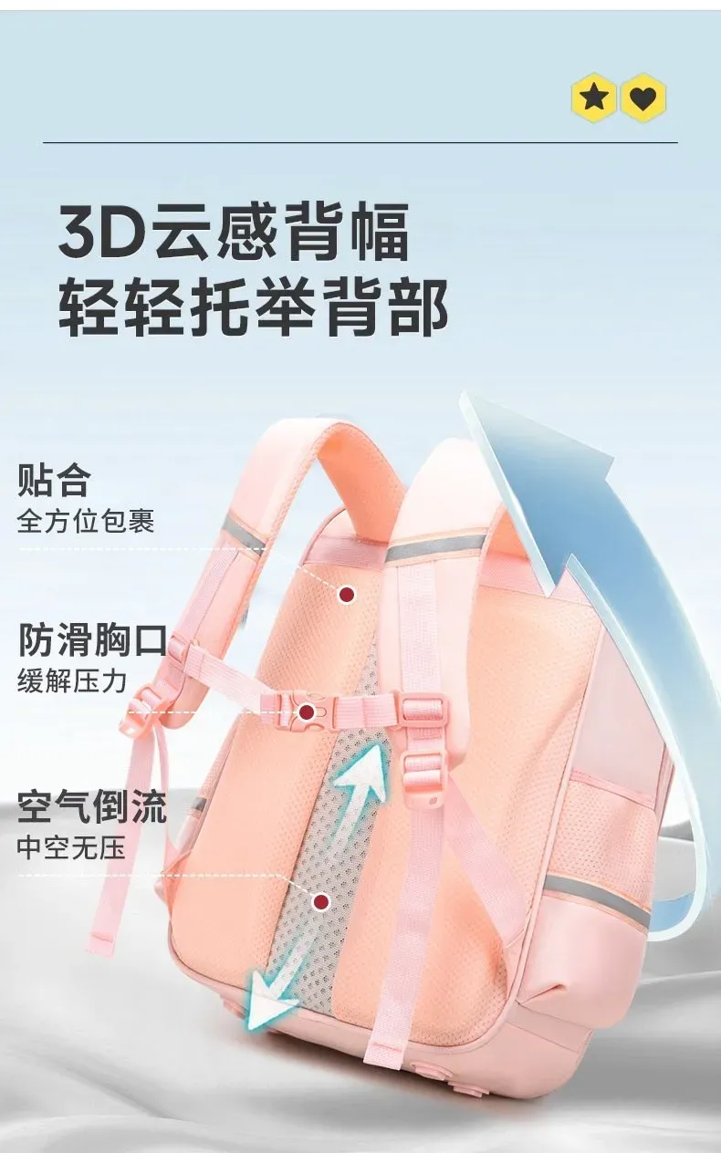 Tas Ransel Wanita Bahan Nylon Warna Pink Resleting untuk Travel Grosir Import