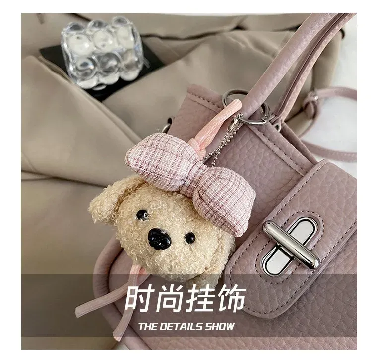 Tas Selempang Wanita Bahan PU Sintetis Polos Warna Pink Bentuk Bulat Tali untuk Toko Online