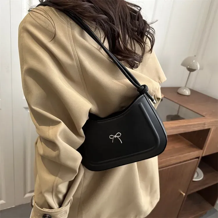 Tas Selempang Wanita Bahan PU Sintetis Polos Bentuk Kotak Tali Panjang Model Flap Grosir Import