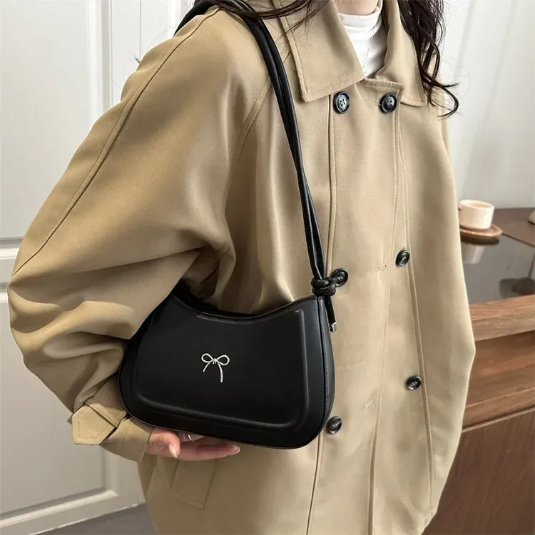 Tas Selempang Wanita Bahan PU Sintetis Polos Bentuk Kotak Tali Panjang Model Flap Grosir Import