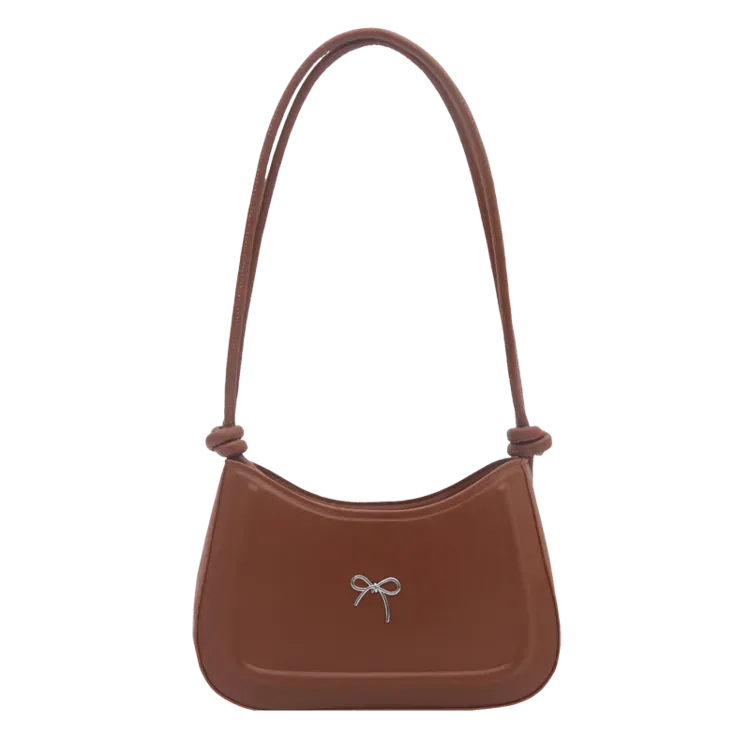 Tas Selempang Wanita Bahan PU Sintetis Polos Bentuk Kotak Tali Panjang Model Flap Grosir Import
